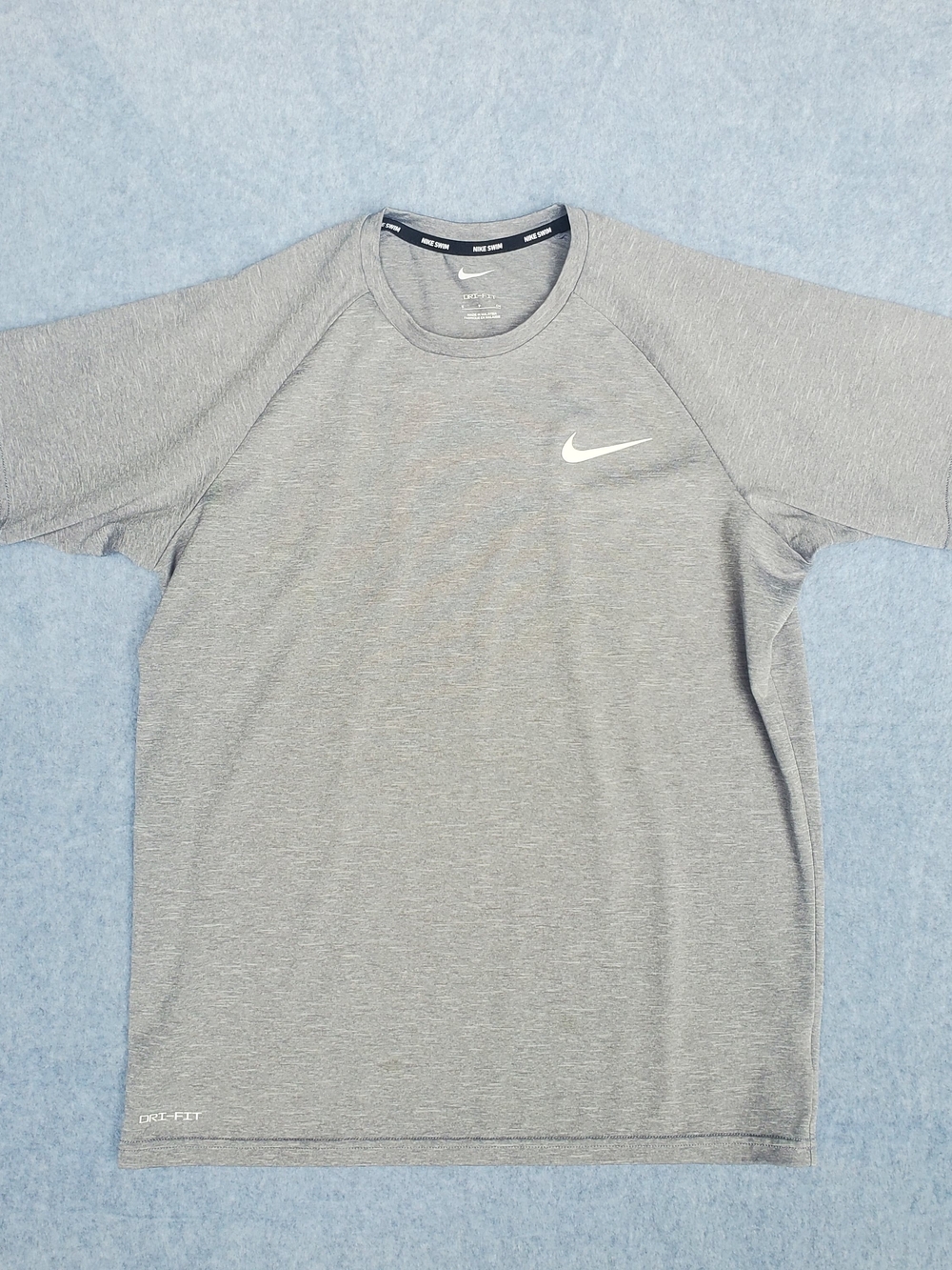 Nike Men's Gray Dri-FIT Crew Neck Performance Shirt